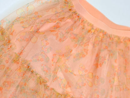 Mini Boden Floral Butterfly Tulle Skirt Size 4-5Y