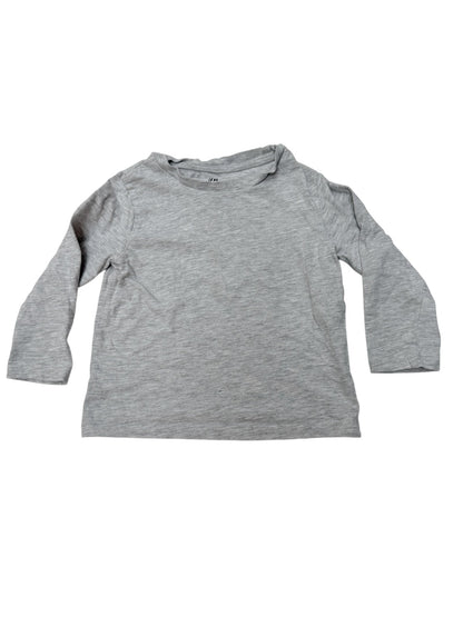 H&M Gray Long Sleeve T-Shirt 2T