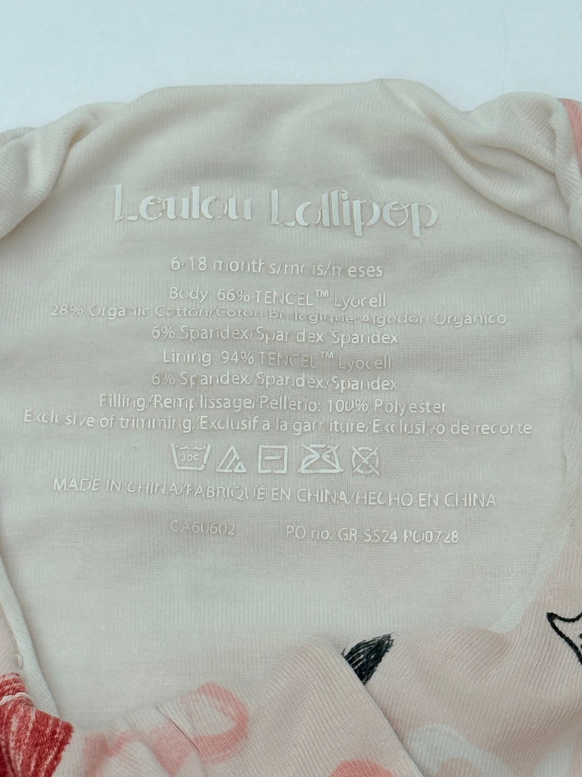 Loulou Lollipop Hearts Sleep Sack 6-18M