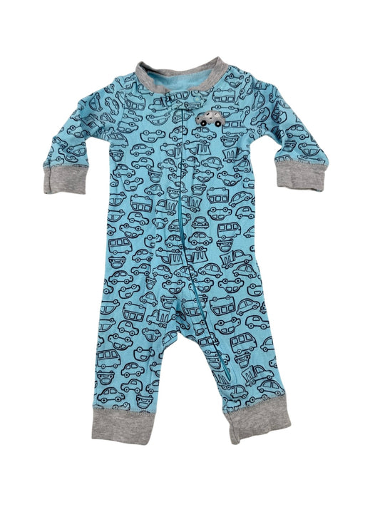 Carter's Blue Car Print Pajamas 3M