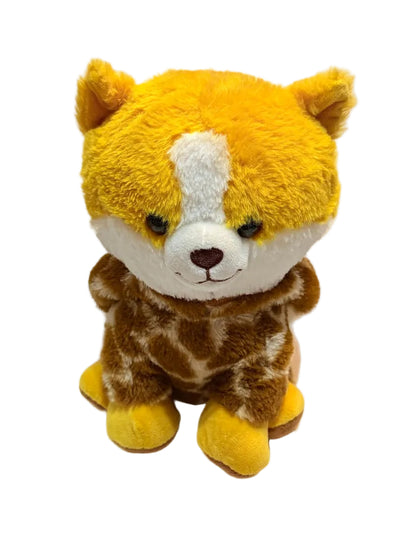 Disguisimals Stretchy Corgi in Giraffe Costume Plush – 10”