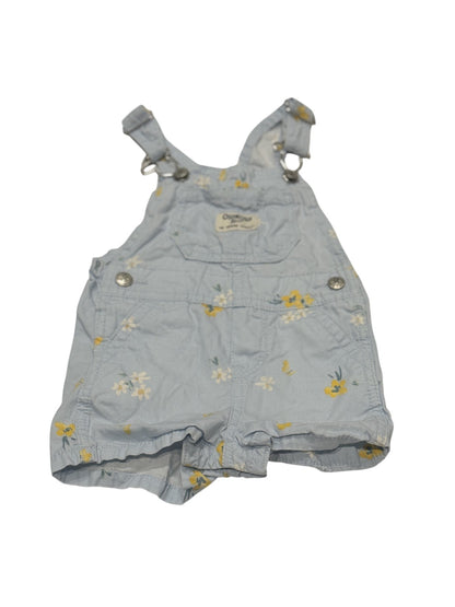 OshKosh B'gosh Floral Chambray Overalls 9M