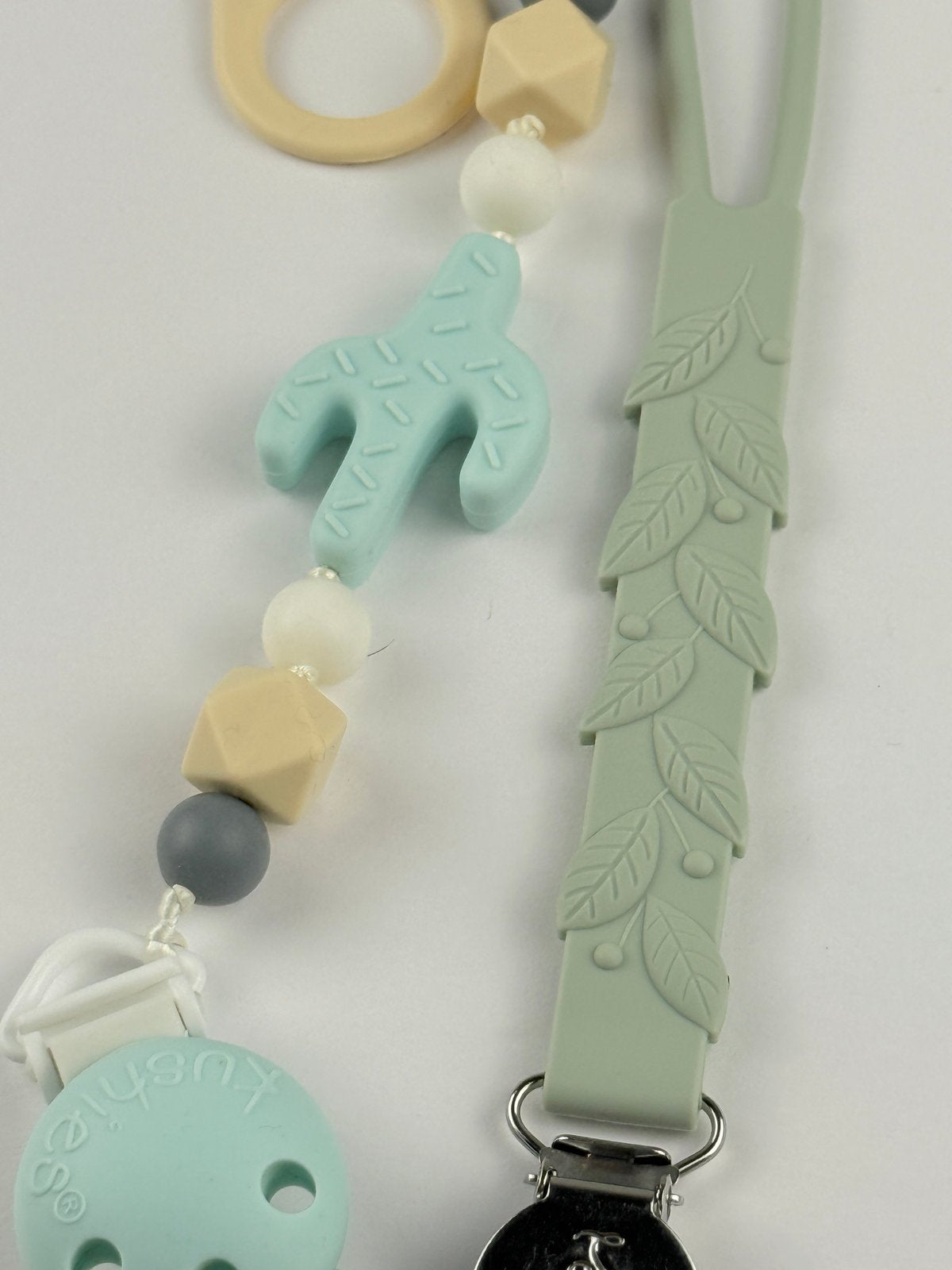 Kushies & Loulou Lollipop Pacifier Clips Set of 2