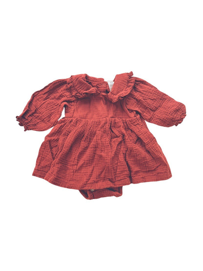 H&M Organic Cotton Dress Romper 2-4M