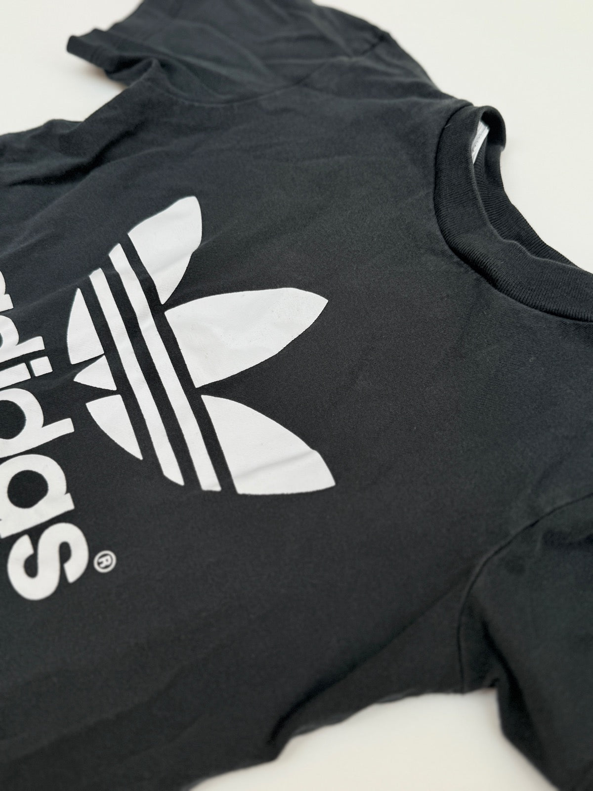 Adidas Originals Trefoil Black Tee 4T