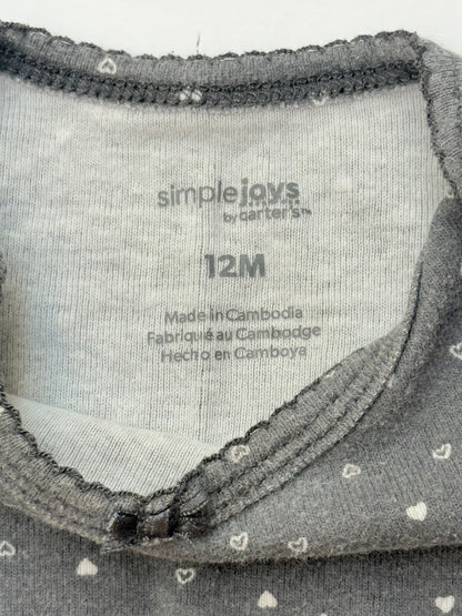 Simple Joys by Carter's Heart Bodysuit 12M