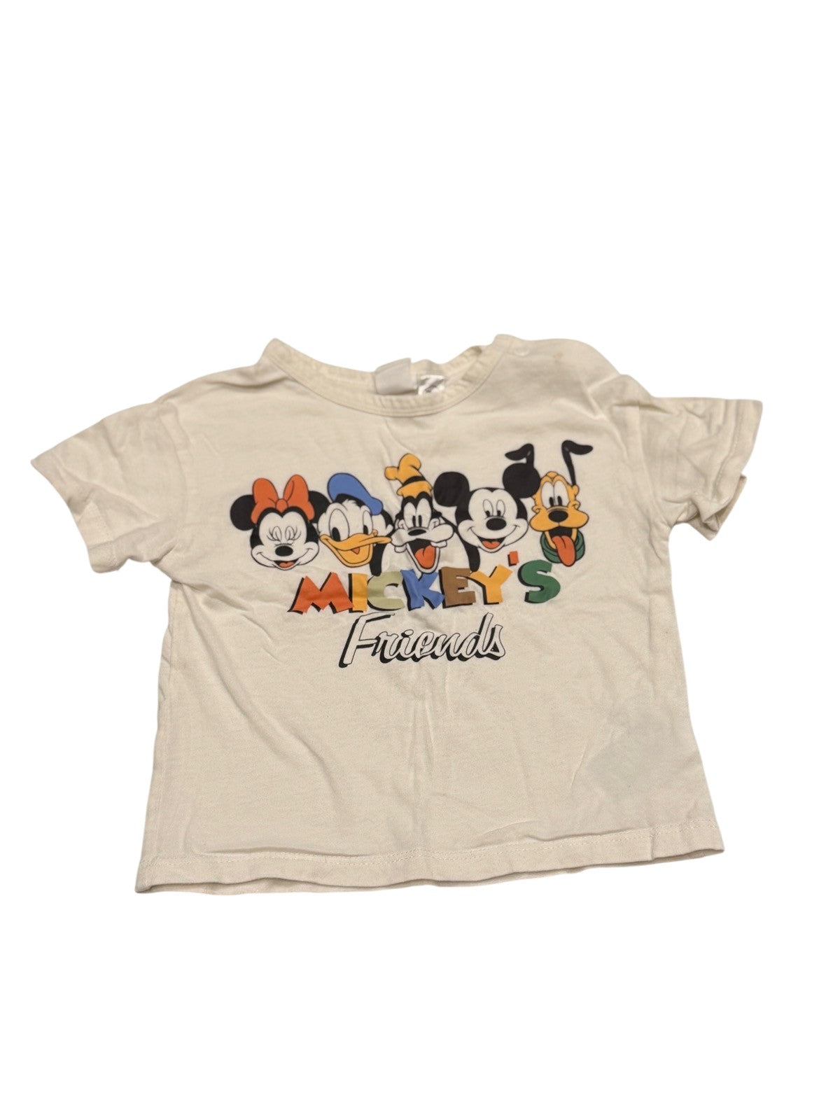 H&M Mickey's Friends Graphic T-Shirt 9-12m