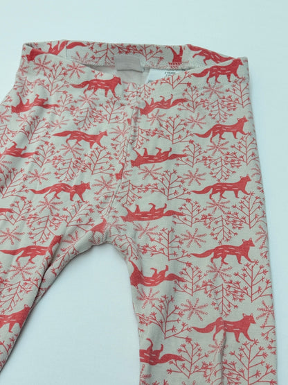 Baby Gap Fox Print Leggings Size 2T