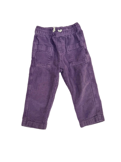 H&M Purple Corduroy Pants Size 18-24m