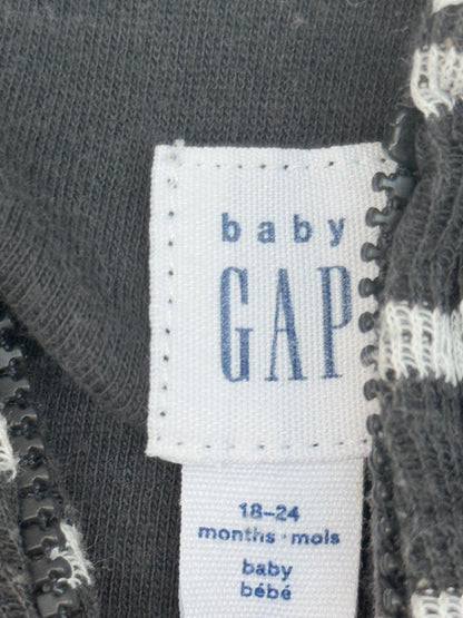 Baby Gap Striped Zip Hoodie 18-24M