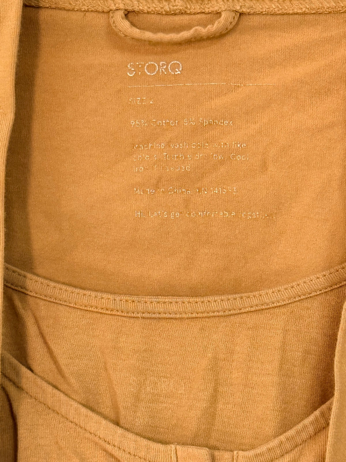 Storq Tan 3-Piece Maternity Lounge Set Size 2
