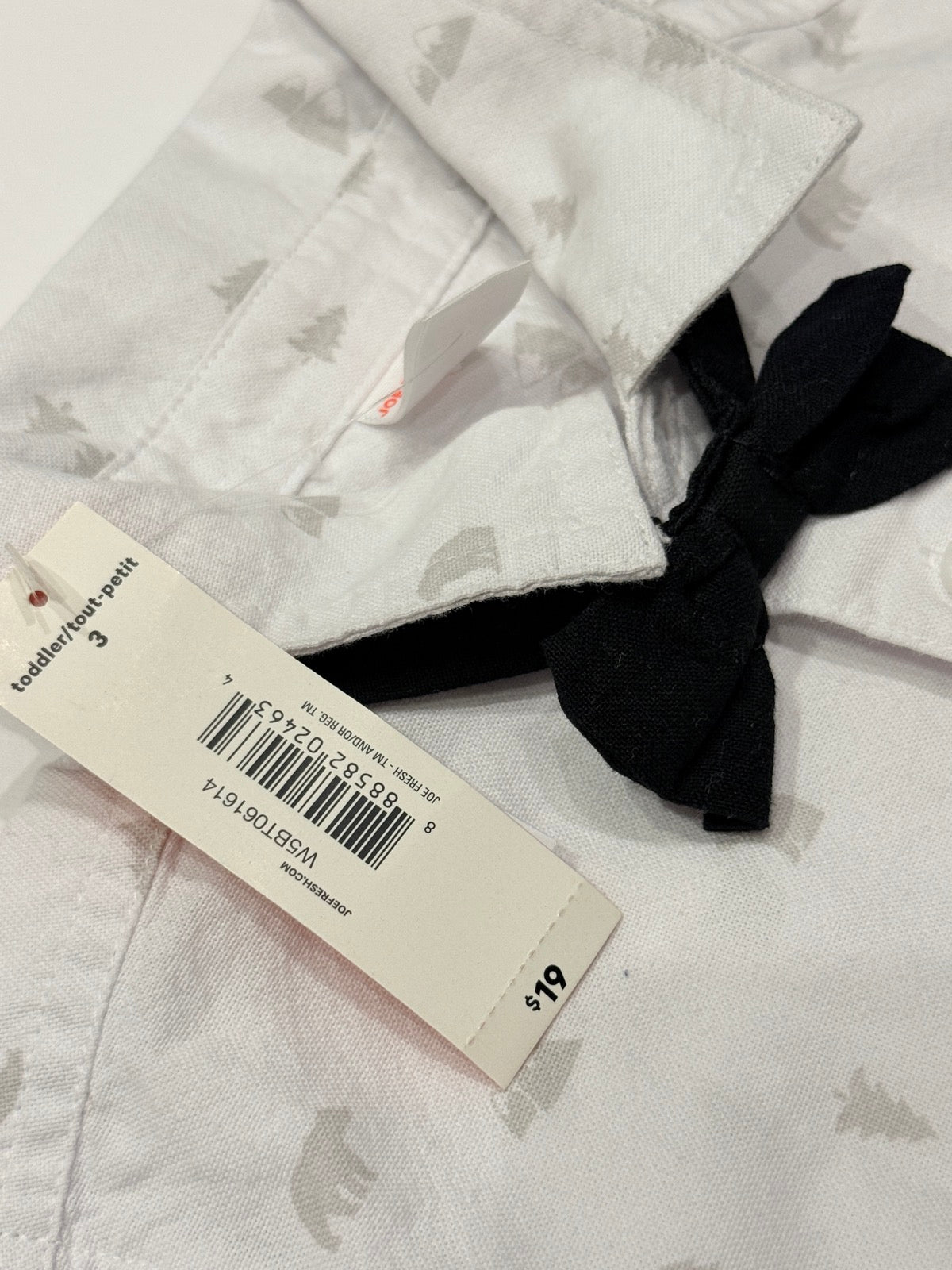 Joe Fresh Bear Print Shirt with Bow Tie 3T