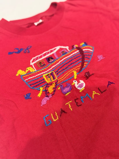 Guatemala Noah's Ark Embroidered T-Shirt Size 4T
