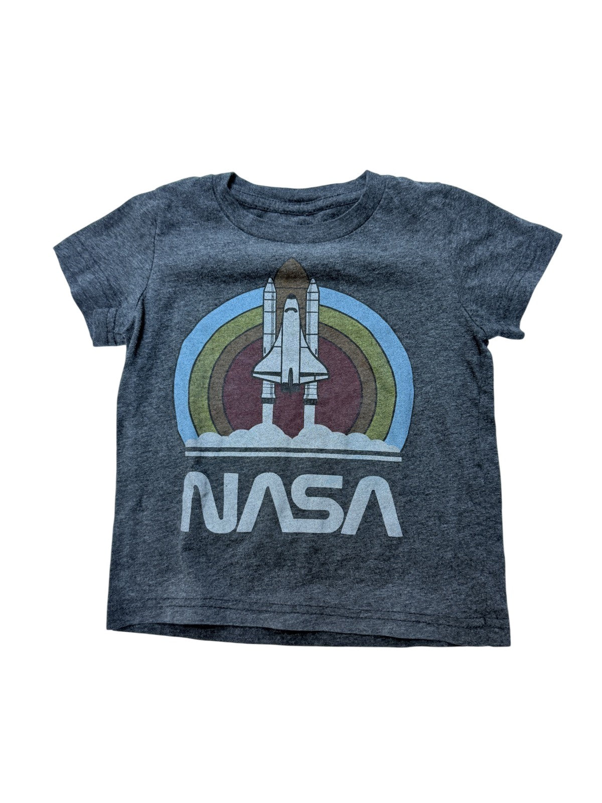 Well Worn Brand - NASA Space Shuttle Gray T-Shirt 18M