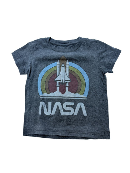 Well Worn Brand - NASA Space Shuttle Gray T-Shirt 18M