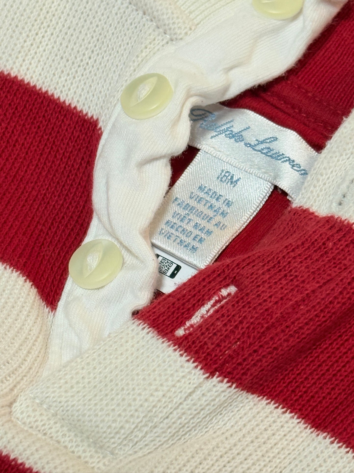 Ralph Lauren 18m 2pc Knit Striped Set