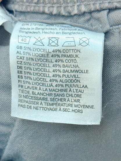 H&M Gray Loose Fit Tapered Pants Size 7-8Y
