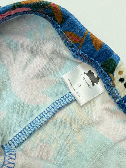 Little & Lively Tropical Bird Leggings 4T