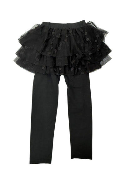 Hula Mula Black Tutu Skirt Leggings Size 8