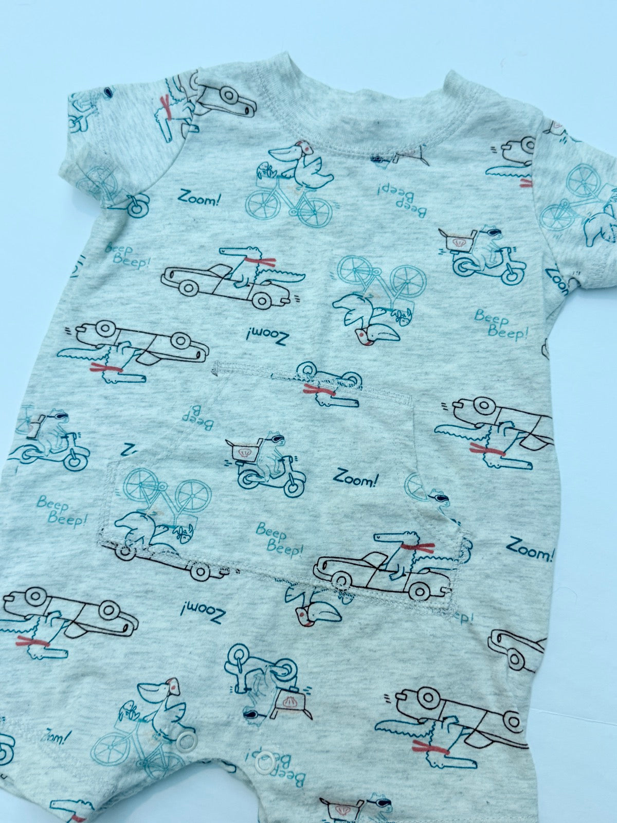 Carter's Animal Print Romper 6M