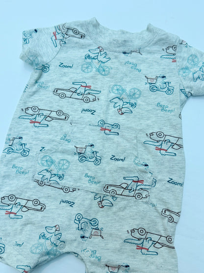 Carter's Animal Print Romper 6M