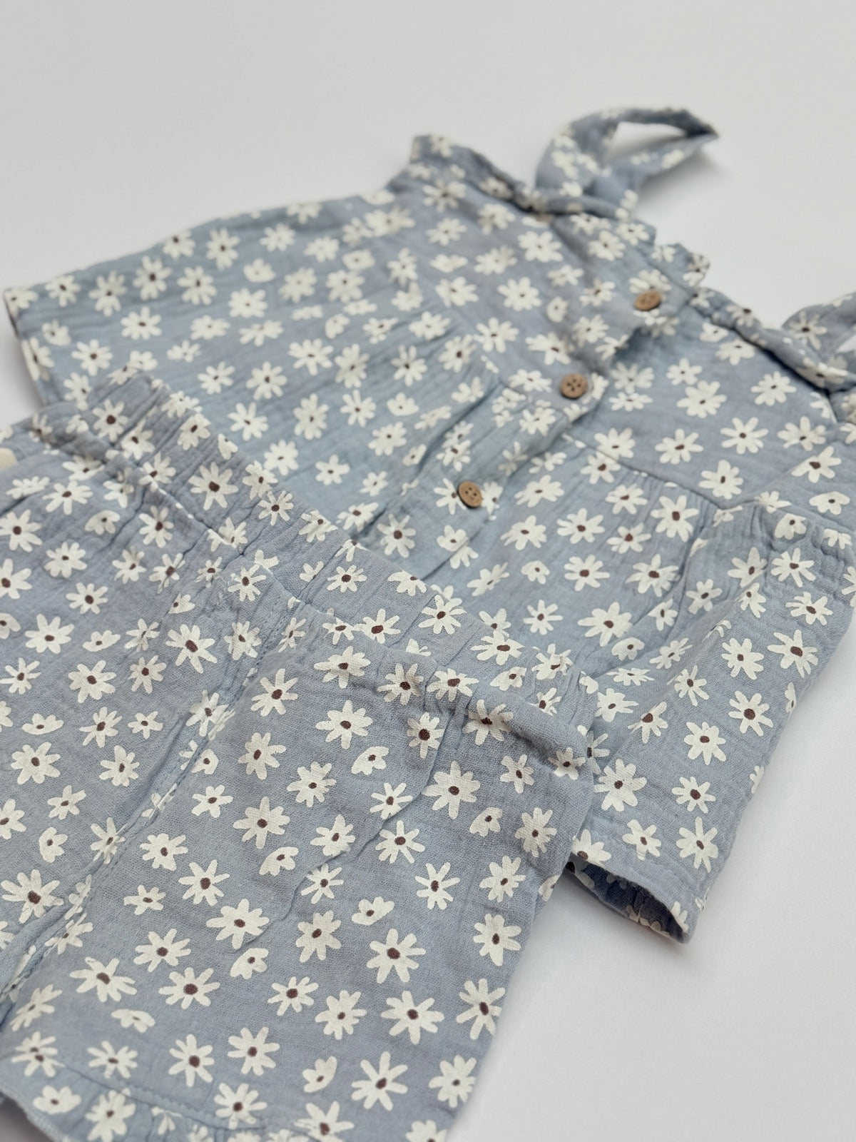 Rabbit + Bear Organic Daisy Set 12M
