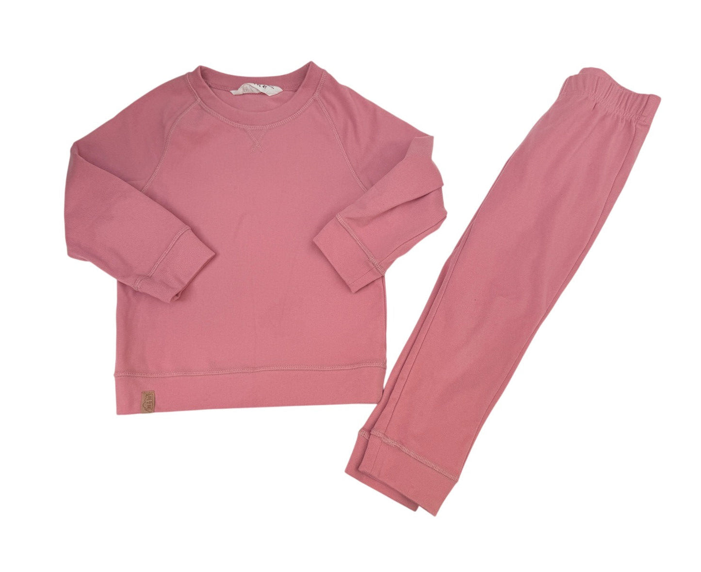 Jan & Jul Pink Long Sleeve Set 4T