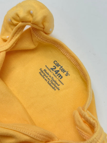 Carter's Yellow Polka Dot Bodysuit 24m