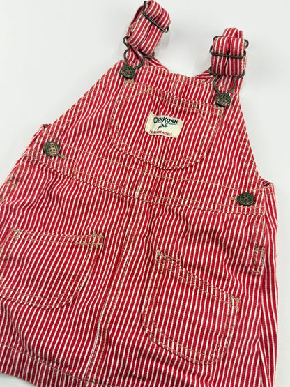 OshKosh Red Striped Jumper Dress 18M