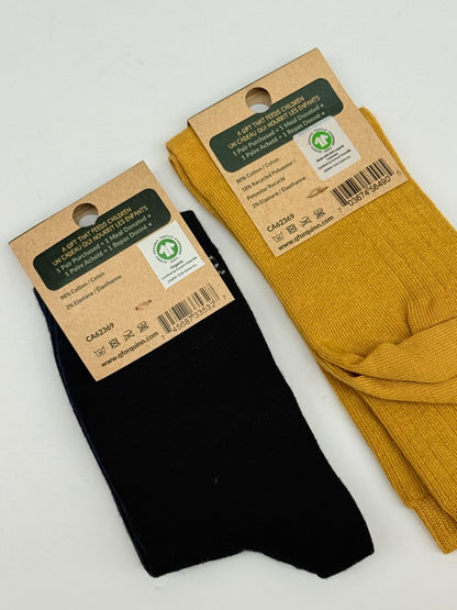 Q for Quinn Organic Cotton Socks 4-6 Years