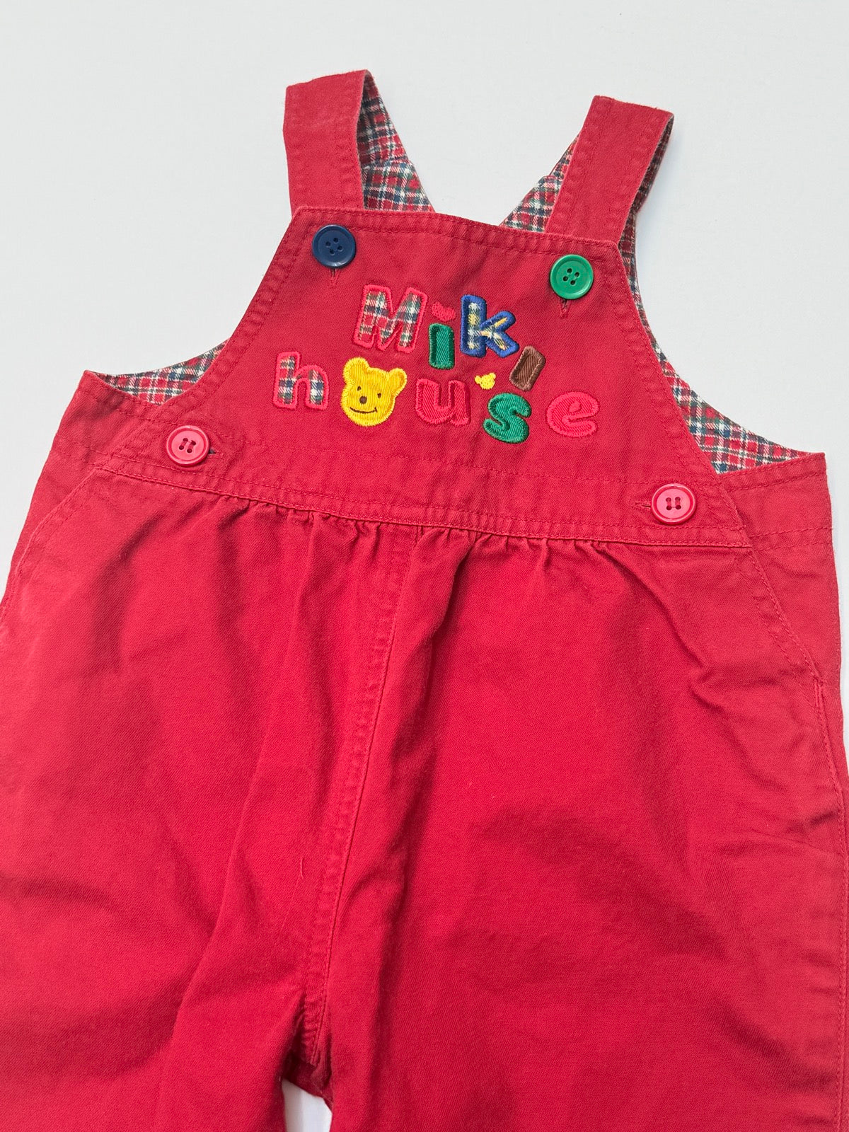 Mikihouse Baby Red Overalls Size 2T