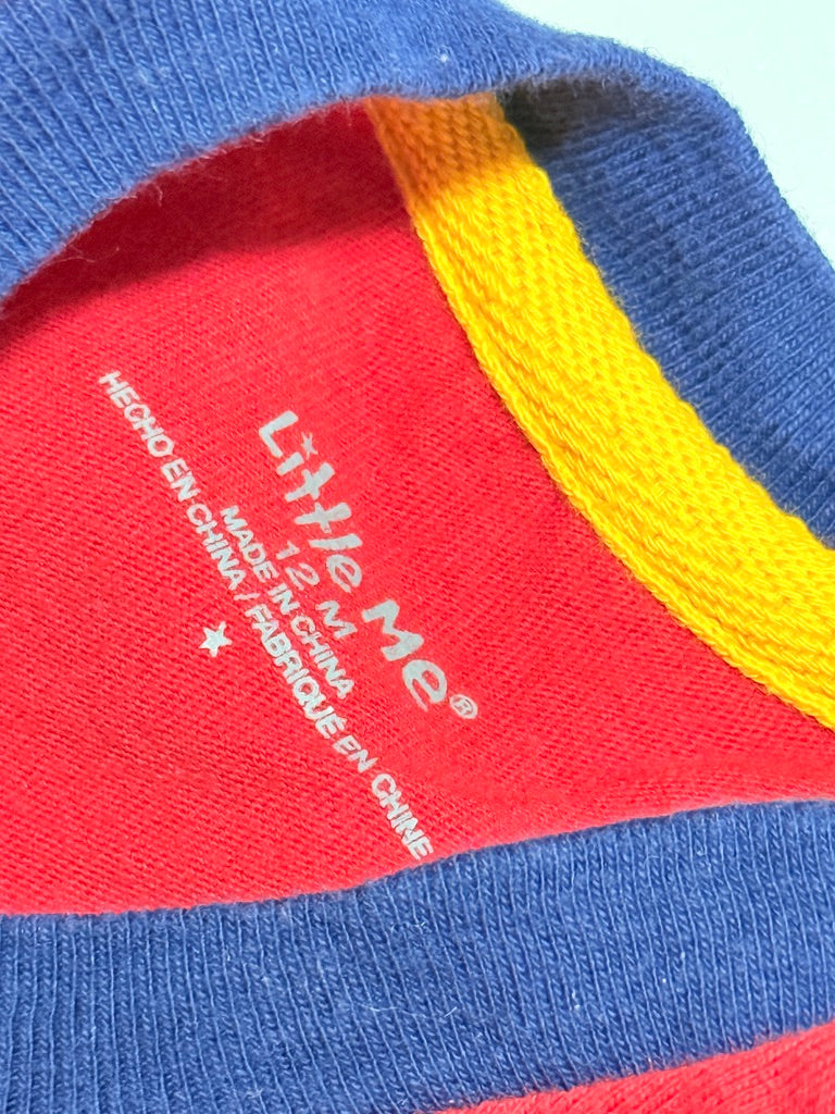 Little Me 12m Airplane Long Sleeve Shirt