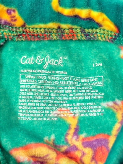 Cat & Jack Dinosaur Fleece Pajama Set 12M