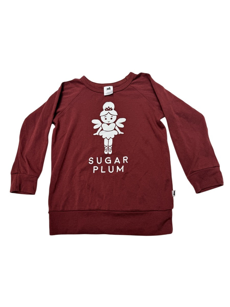 Little & Lively Sugar Plum Sweatshirt 3T/4T