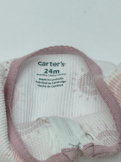 Carter's Sunshine Print Footed Sleeper 24M