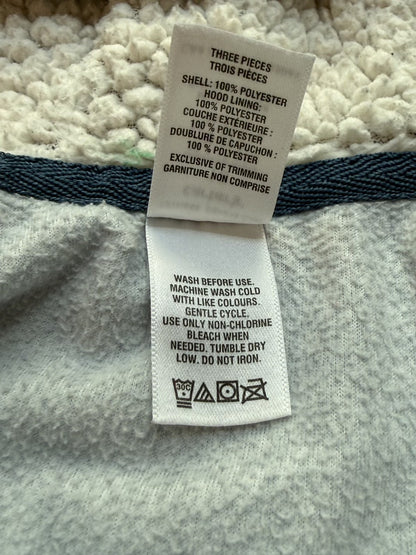 Carter's Gray Elephant Sherpa Hoodie 18m