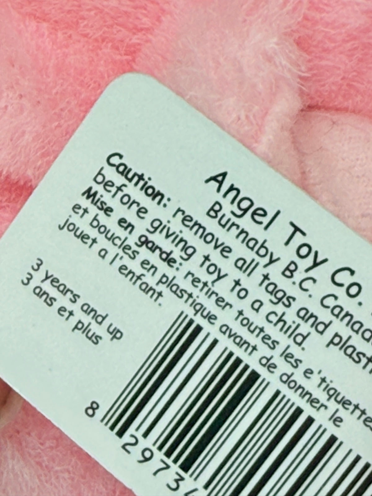 NWT - Angel Toy Pink Pig Plush Slippers 3Y+