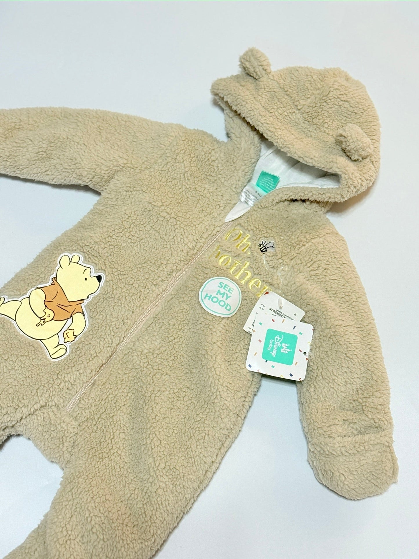 Winnie The Pooh Bunting Suit 6-9m NWT