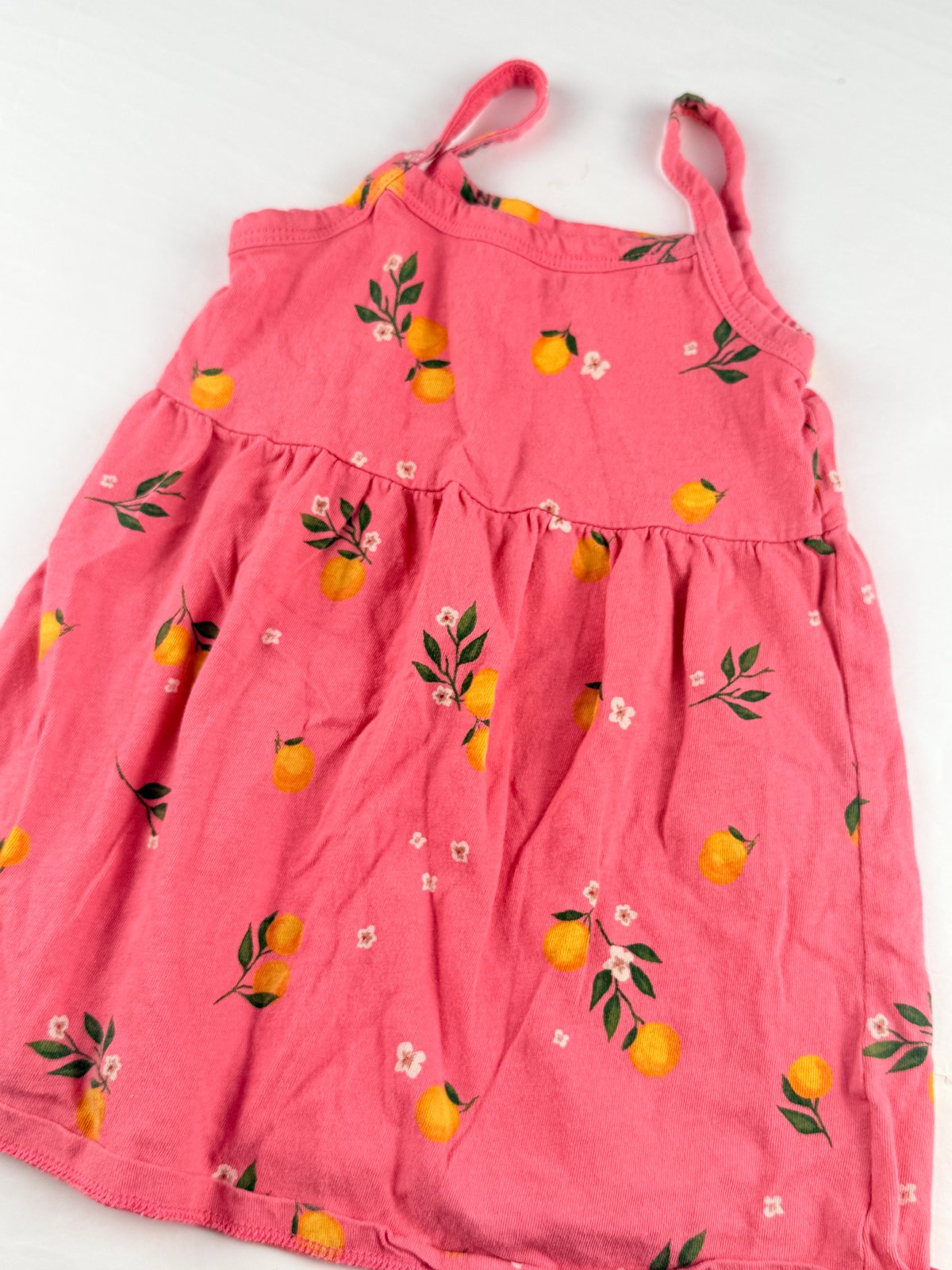 Old Navy Pink Orange Print Dress 18-24M