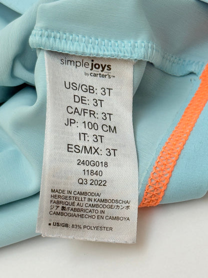 Simple Joys by Carter's Shark Rash Guard 3T