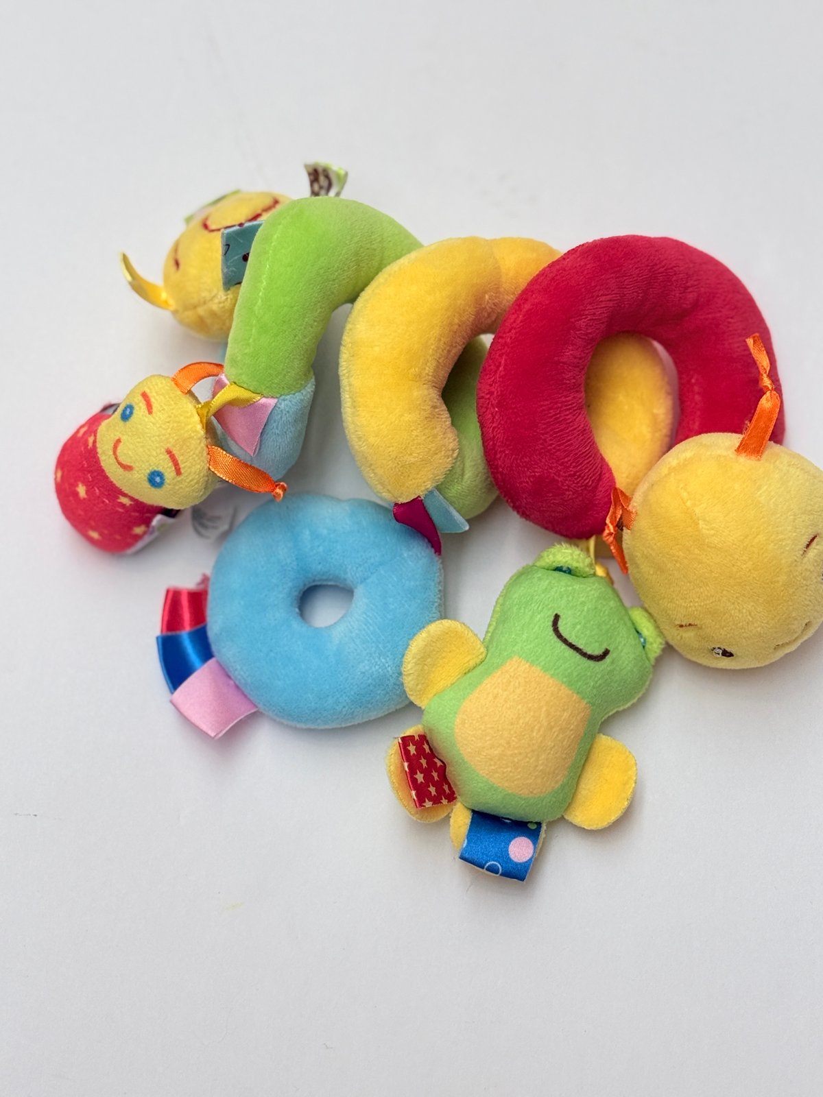 Plush Spiral Caterpillar Activity Toy