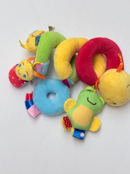Plush Spiral Caterpillar Activity Toy