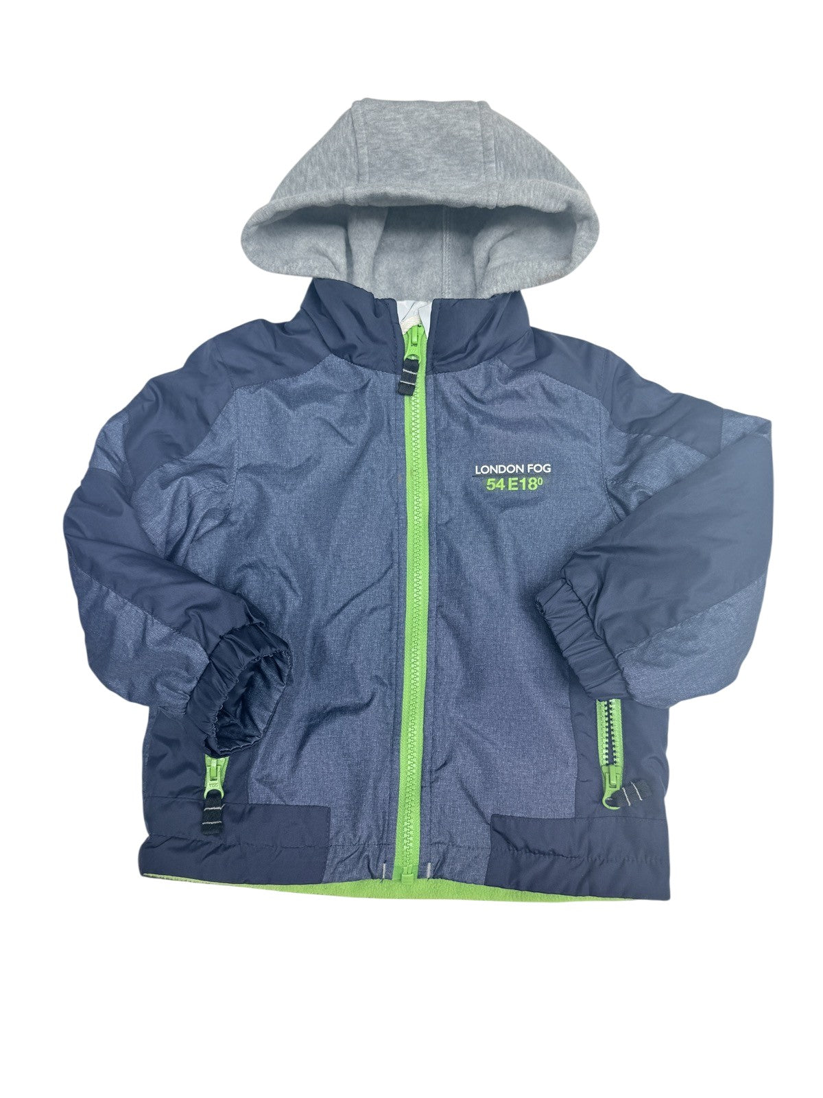 London Fog Hooded Fleece Lined Jacket 2T