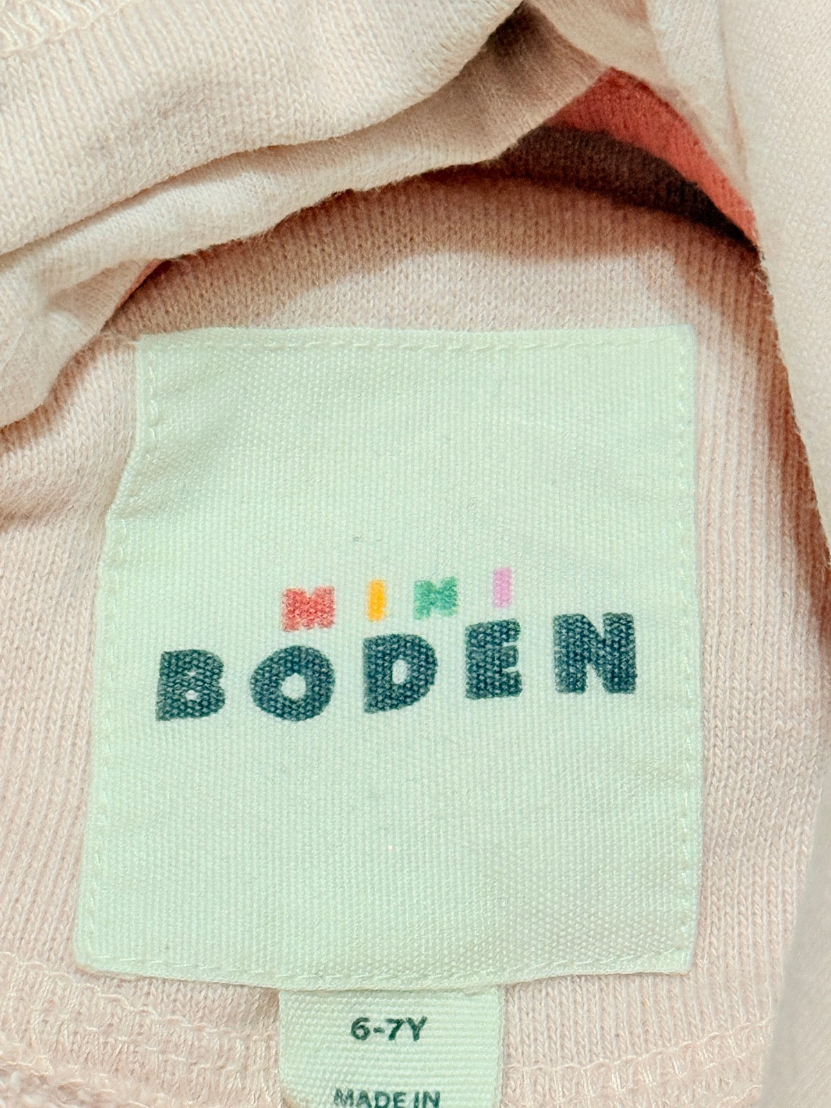 Mini Boden Floral Hoodie 6-7Y