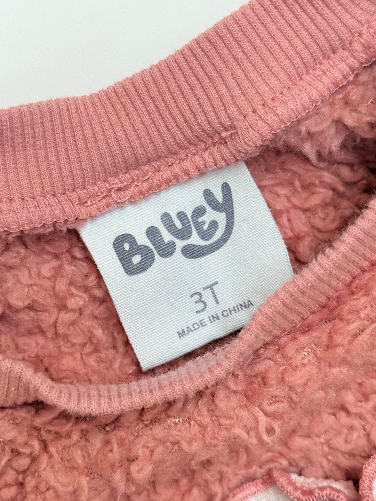 Bluey Sherpa Sweatshirt & Leggings Set 3T