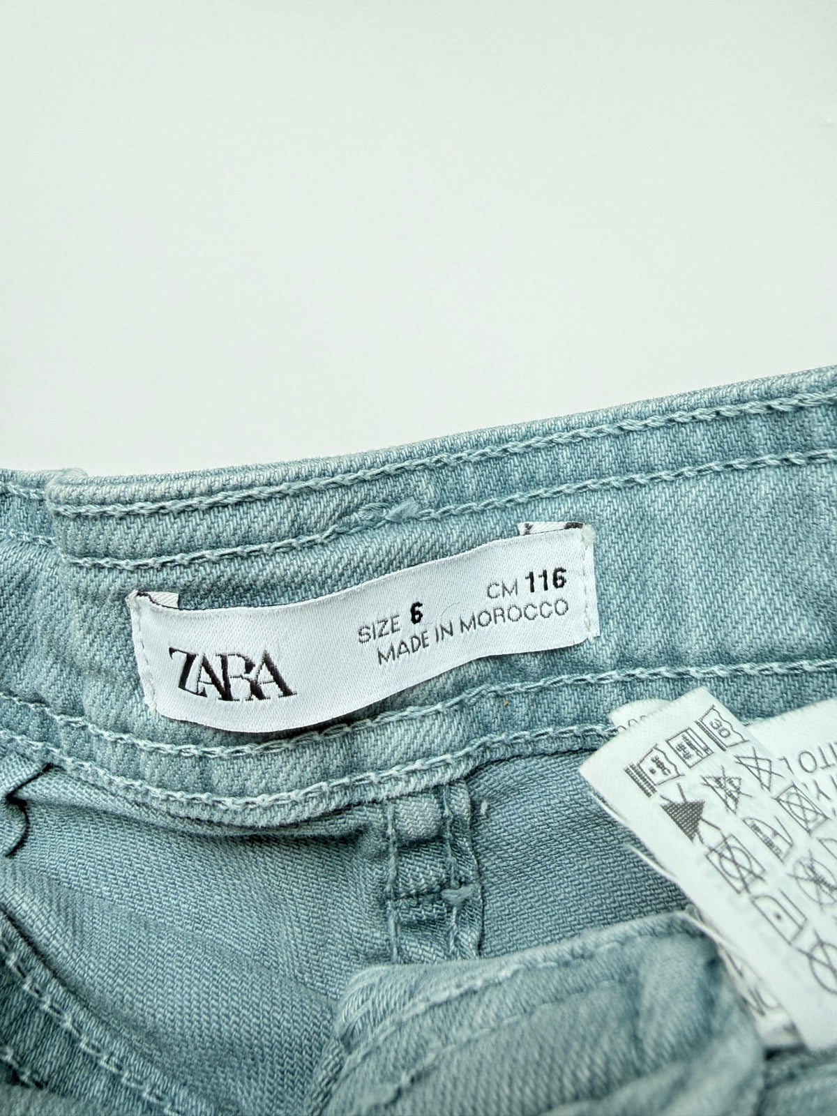 Zara Light Blue Flare Jeans Size 5-6Y