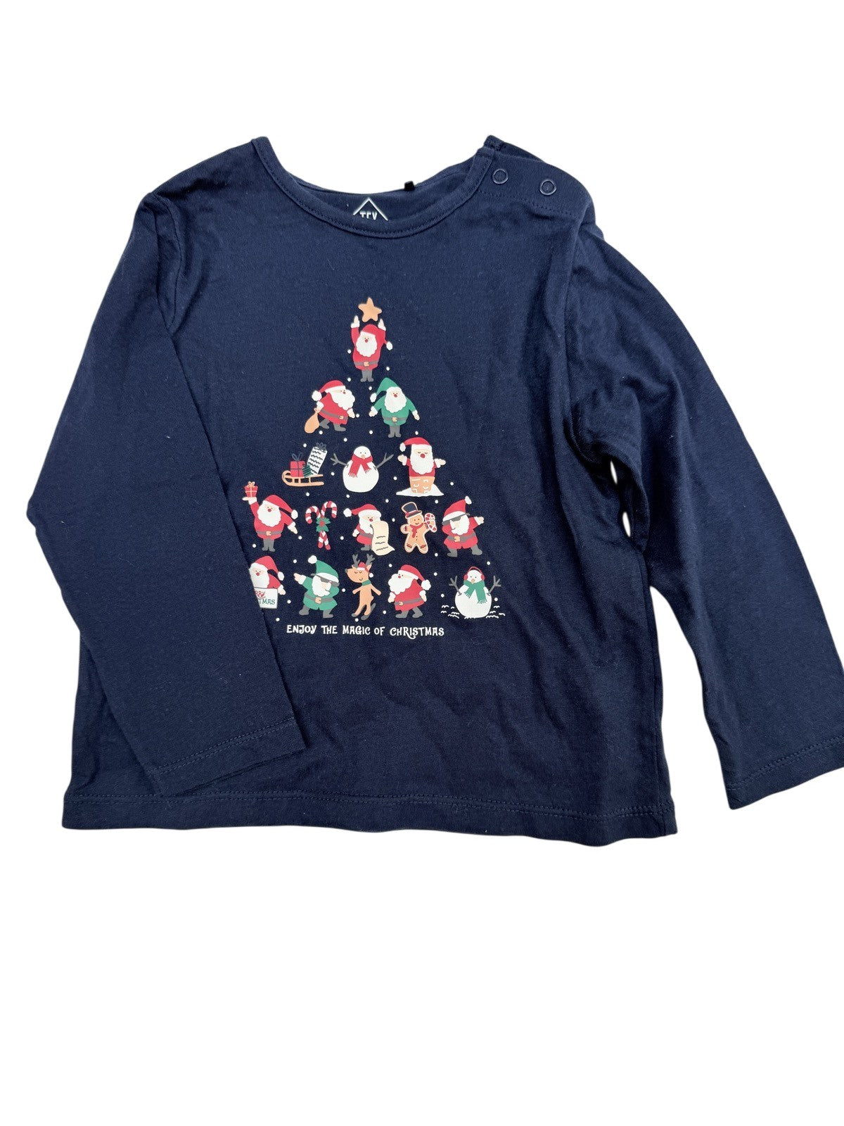 TEX Baby Christmas Tree Long Sleeve T-Shirt 23M