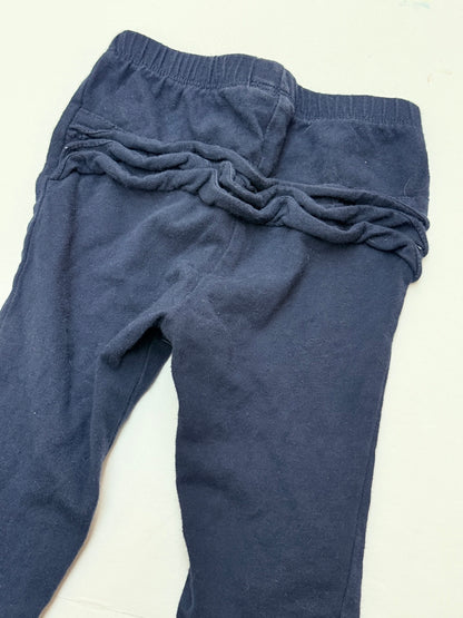 Navy Ruffle Leggings Kids