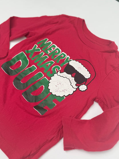 Children's Place Merry Xmas Dude Shirt 2T