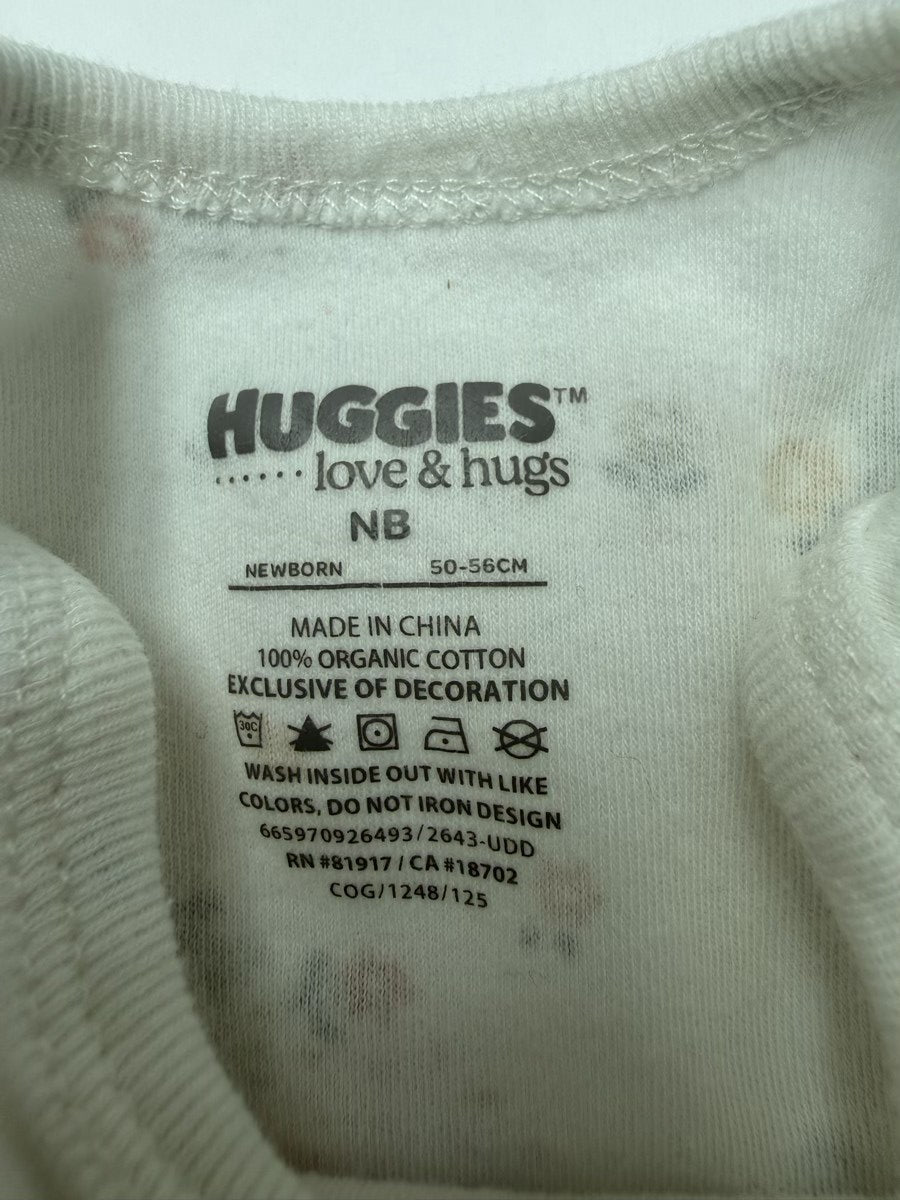 Huggies Love & Hugs Floral Bodysuit Newborn